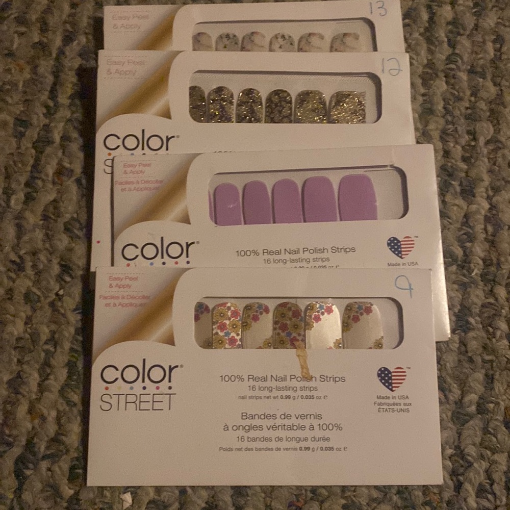 Selling bundles of color street nails